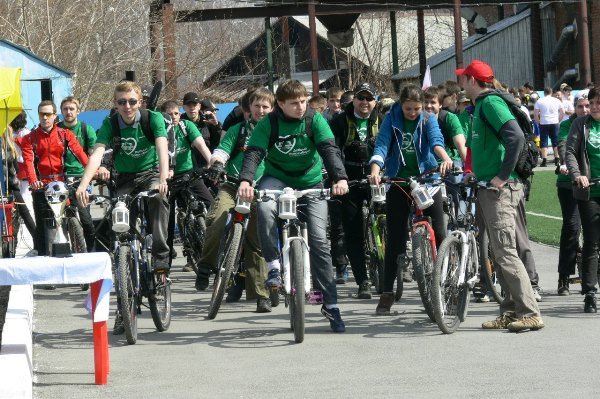 Благотворительный велопробег в 2013 году