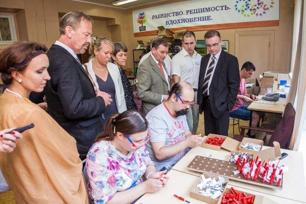 Посещение лечебно-производственных мастерских ПКБ им. Алексеева