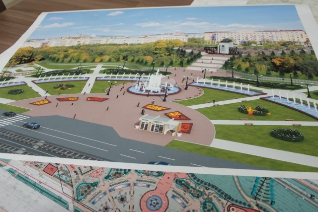 проект реконструкции парка Мемориала Победы