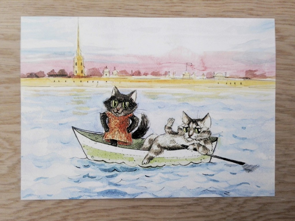 Коты санкт петербурга рисунки