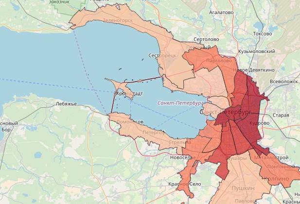 Лебяжье санкт петербург карта